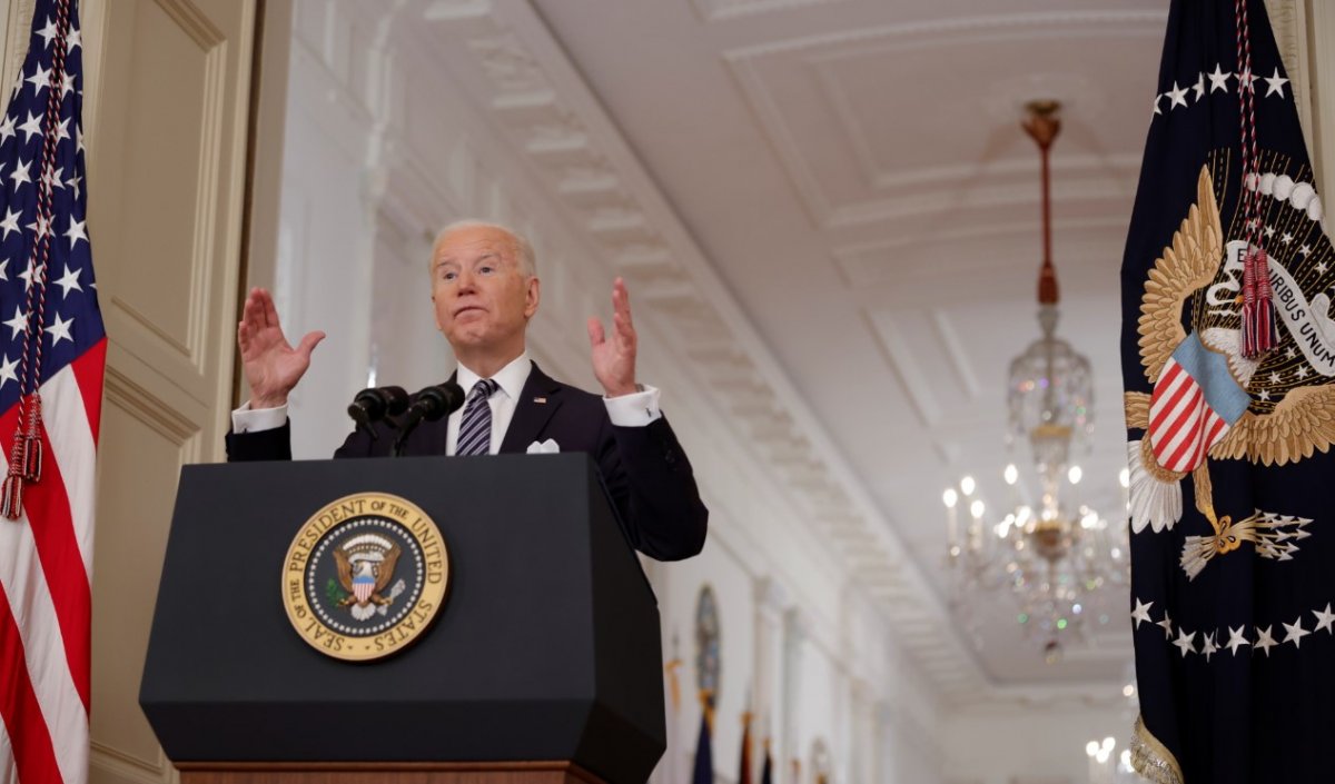Joe Biden speaks on anniversary of quarantine #1