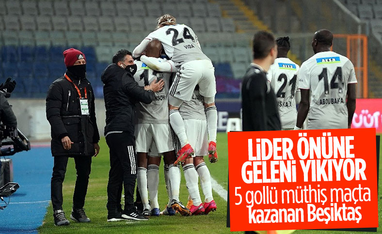 Beşiktaş gollü maçta Başakşehir'i mağlup etti