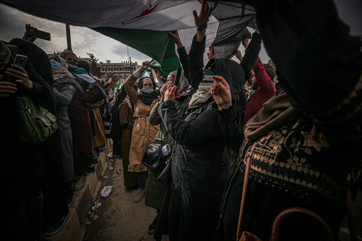 Demonstrations held in Syria on the 11th anniversary of the Civil War #4