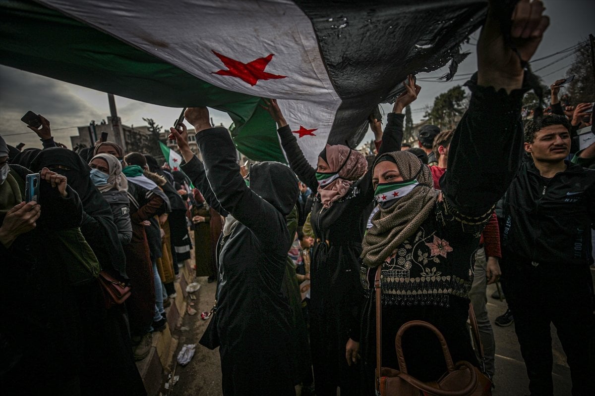 Demonstrations held in Syria on the 11th anniversary of the Civil War #5