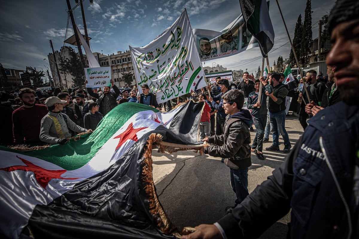 Demonstrations were held in the 11th year of the Civil War in Syria #2