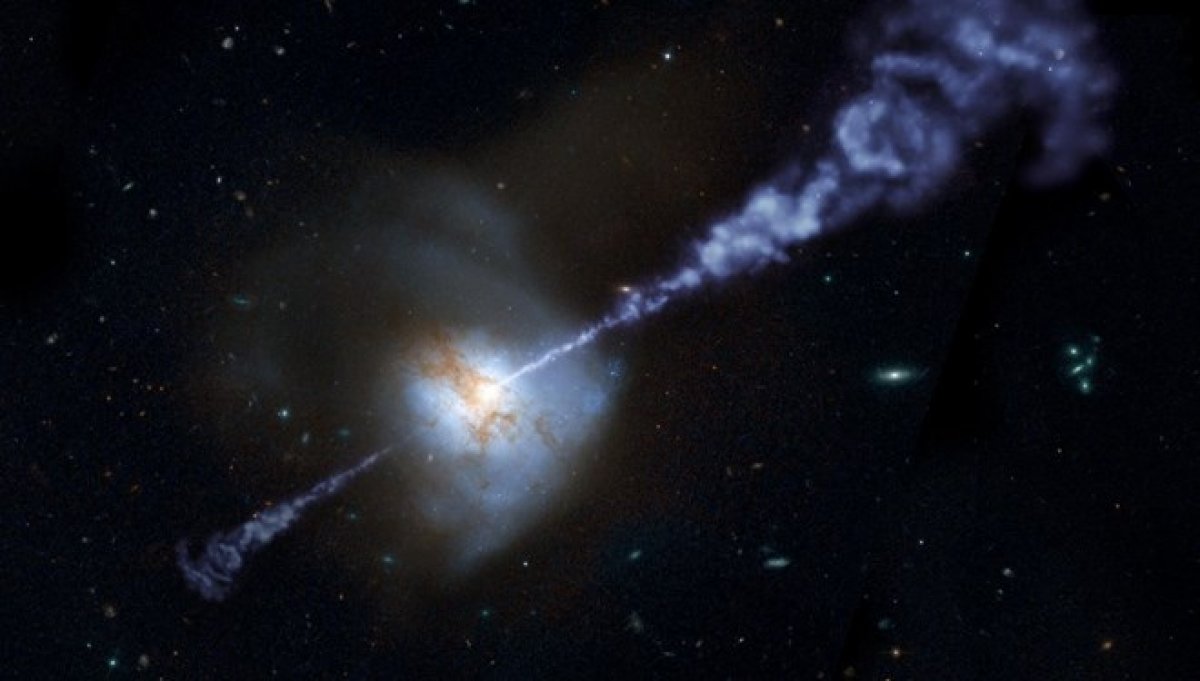 Moving supermassive black hole observed for the first time #1