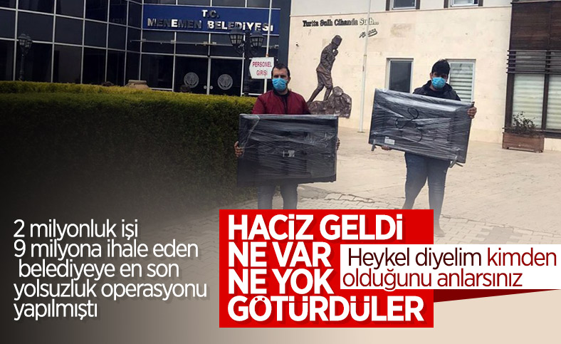 CHP'li Belediye Başkanı'nın yolsuzluk yaptığı Menemen Belediyesi'ne haciz geldi