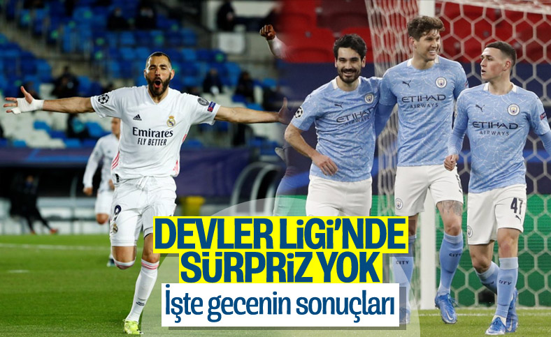 Şampiyonlar Ligi'nde gecenin sonuçları
