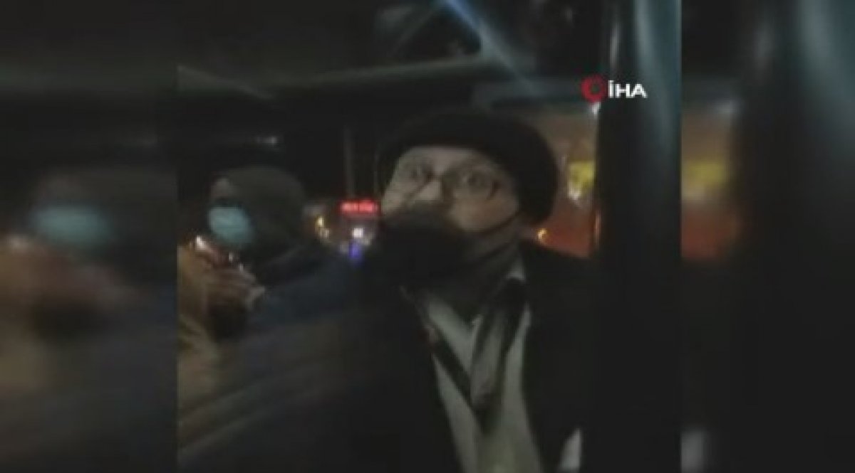 IETT bus mask debate in Istanbul # 1