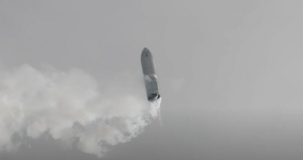 Impressive images of the landing moment of the Starship rocket #2