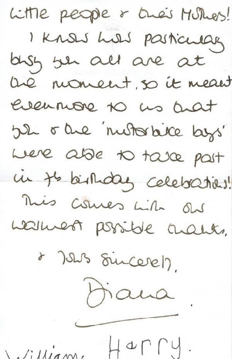 Princess Diana's letters sold #3