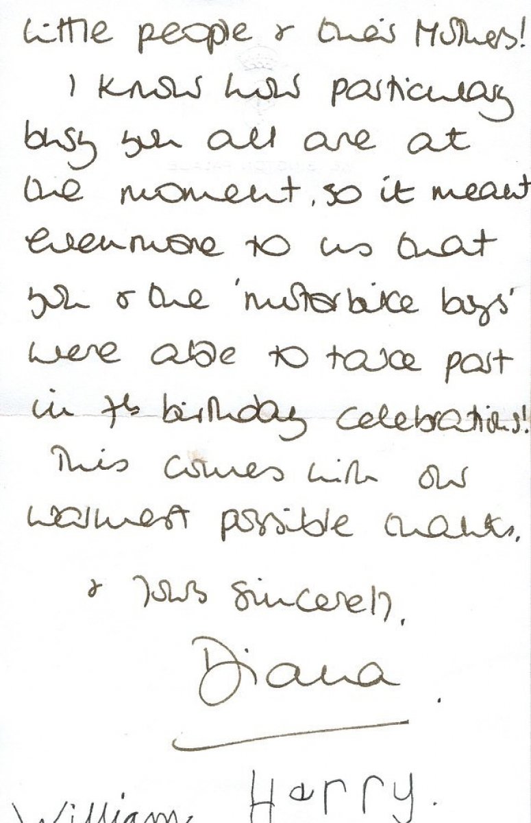 Princess Diana's letters sold #1