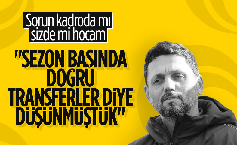 Erol Bulut'tan forvet oyuncularına eleştiri