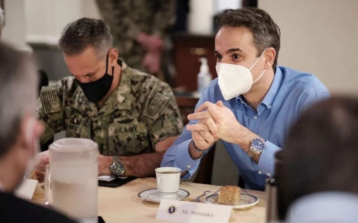 Kiryakos Mitsotakis visits the US aircraft carrier in Crete #3