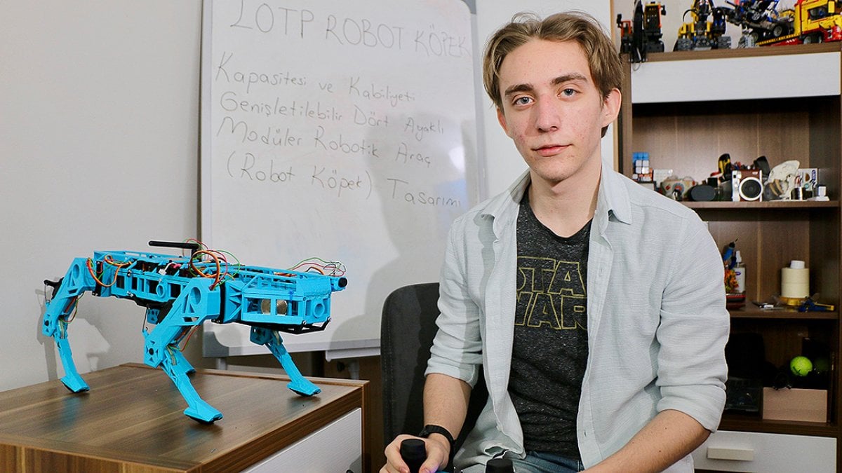 Eskişehir high school student developed a robot dog suitable for different business lines #2
