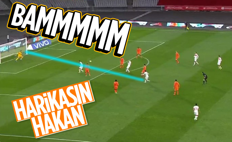 Hakan Çalhanoğlu'ndan Hollanda'ya harika gol