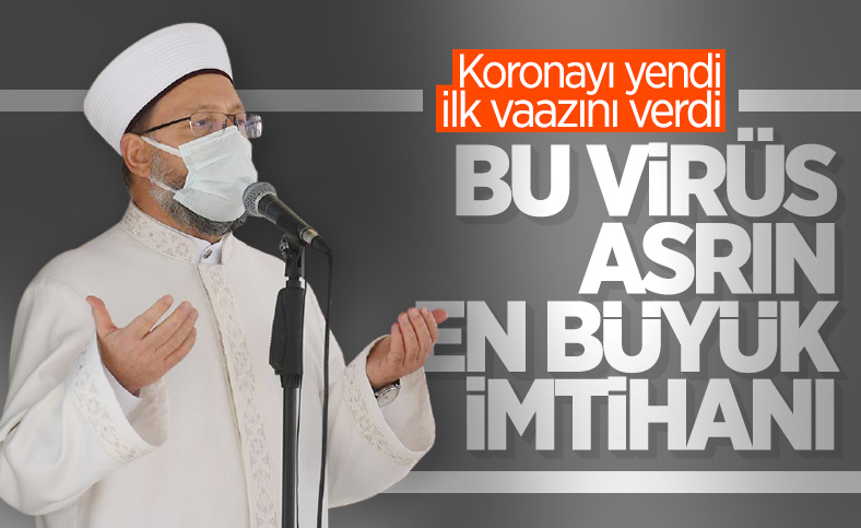 Diyanet İşleri Başkanı Erbaş: Koronavirüs bu asrın en büyük imtihanı