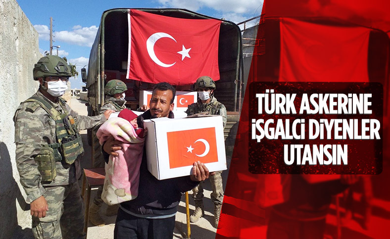 Bahar Kalkanı bölgesine gıda yardımı