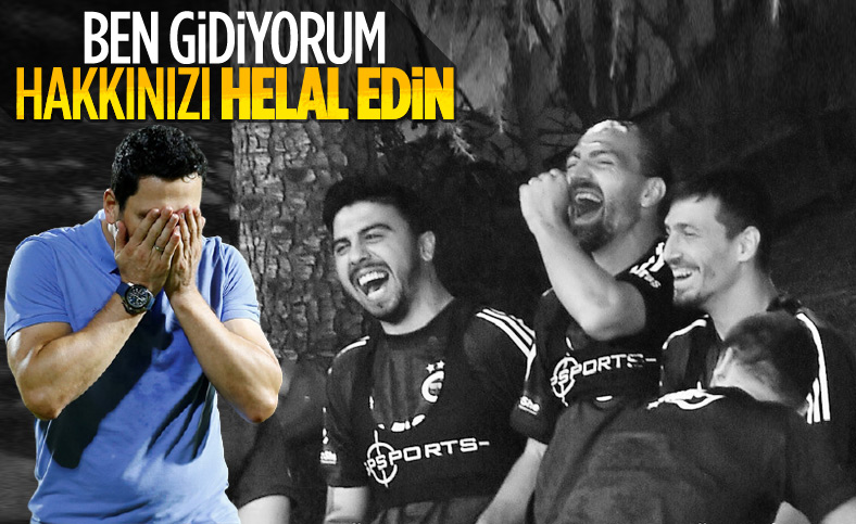 Erol Bulut, futbolcularla vedalaştı