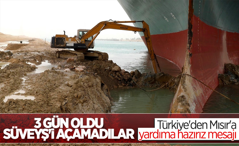 Türkiye'den Süveyş Kanalı'ndaki kazaya ilişkin yardım teklifi