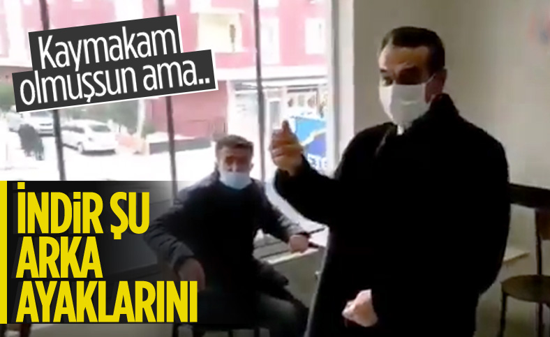 Vatandaşları azarlayan Çerkezköy Kaymakamı'na soruşturma