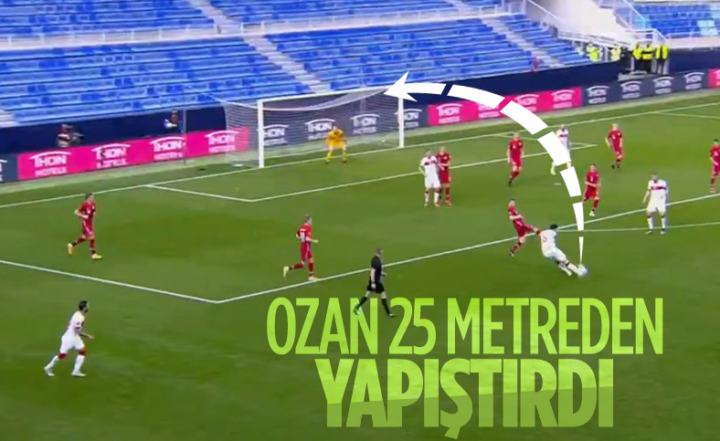 Ozan Tufan'dan Norveç'e harika gol