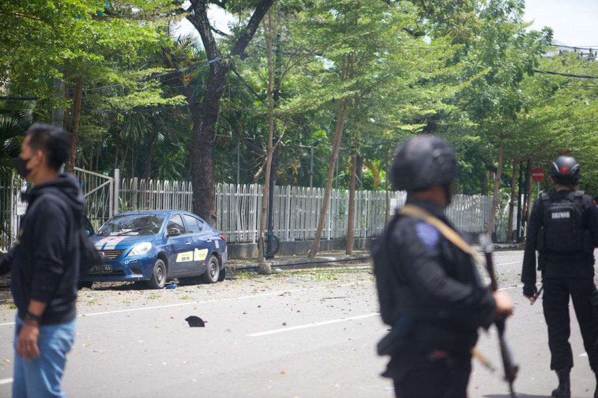Bomb attack on church in Indonesia #3