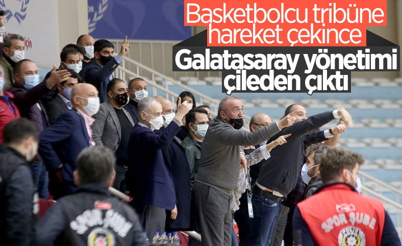 Büyükçekmece Basketbol - Galatasaray maçında olay çıktı