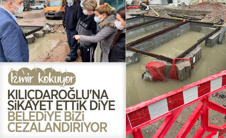 İzmirlilerden belediyeye foseptik çukuru tepkisi