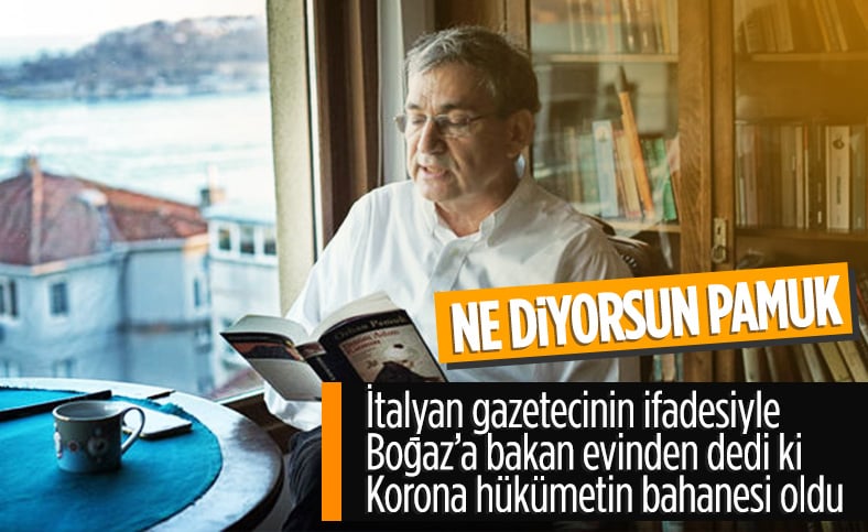 Orhan Pamuk: Korona hükümetin işine geldi