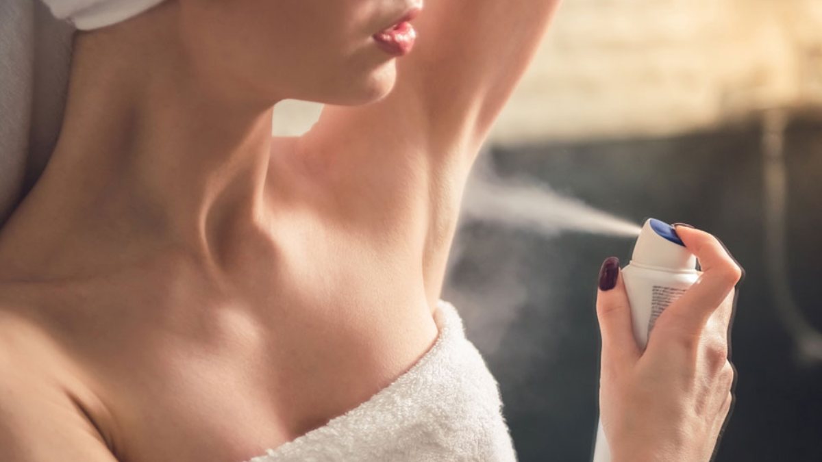 Increase the effectiveness of your deodorant by using it at night
