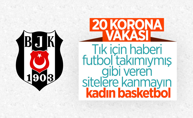 Beşiktaş Kadın Basketbol Takımı'nda 20 koronavirüs vakası