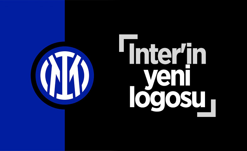 Inter logosunu değiştirdi