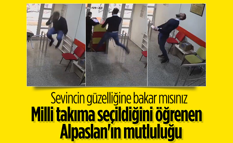 Alpaslan Öztürk'ün milli takım sevinci