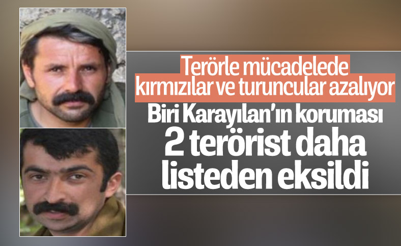 Mardin'de öldürülen 6 teröristten ikisi 'kırmızı' ve 'turuncu' listede