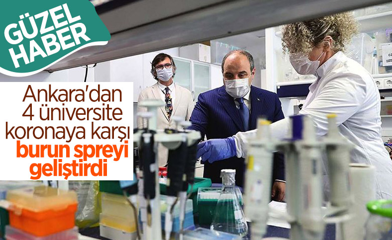Mustafa Varank açıkladı: Türkiye, koronavirüse karşı burun spreyi geliştirdi