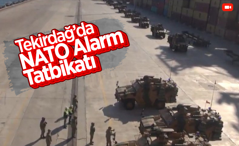 Tekirdağ’da NATO Alarm Tatbikatı
