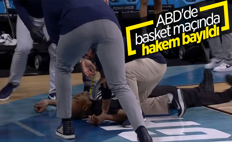 ABD'de Gonzaga - USC Elite maçında hakem bayıldı