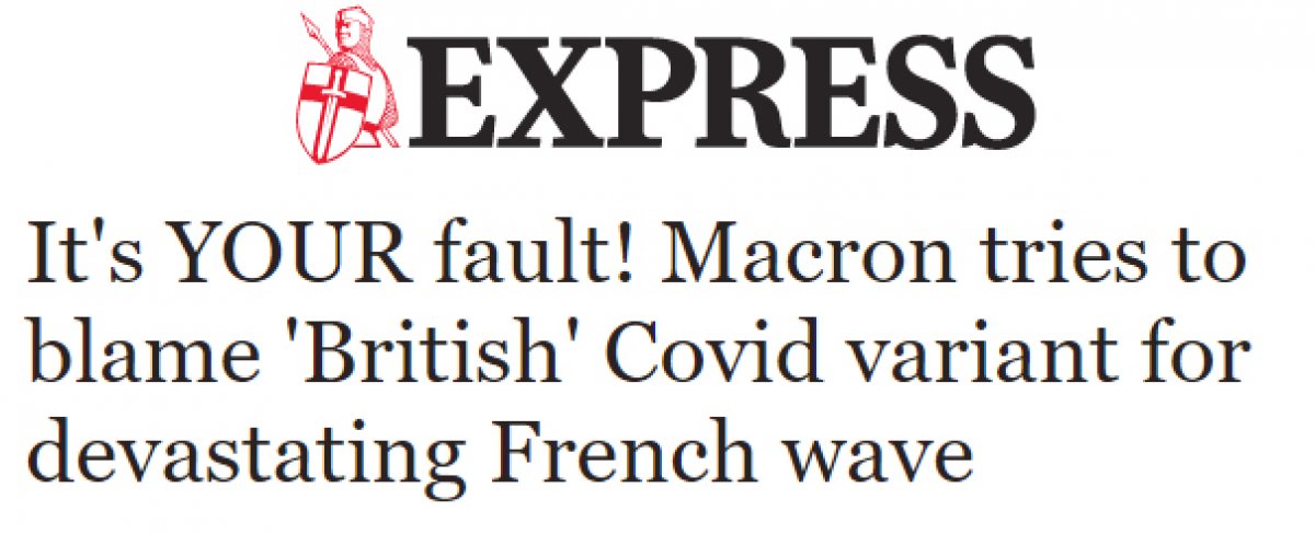 Mutual coronavirus accusation from Emmanuel Macron to England #3