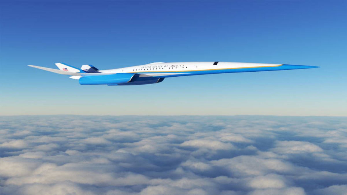 Developing supersonic plane for US President