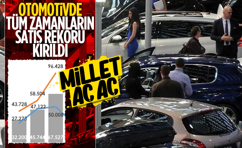 Otomotivde tüm zamanların en yüksek satış rakamına ulaşıldı