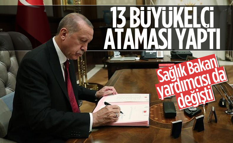 13 ülkeye büyükelçi ataması