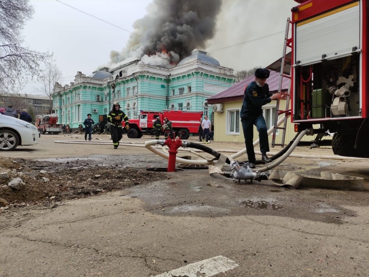 Rusya’da kalp ameliyatı çıkan yangına rağmen devam etti