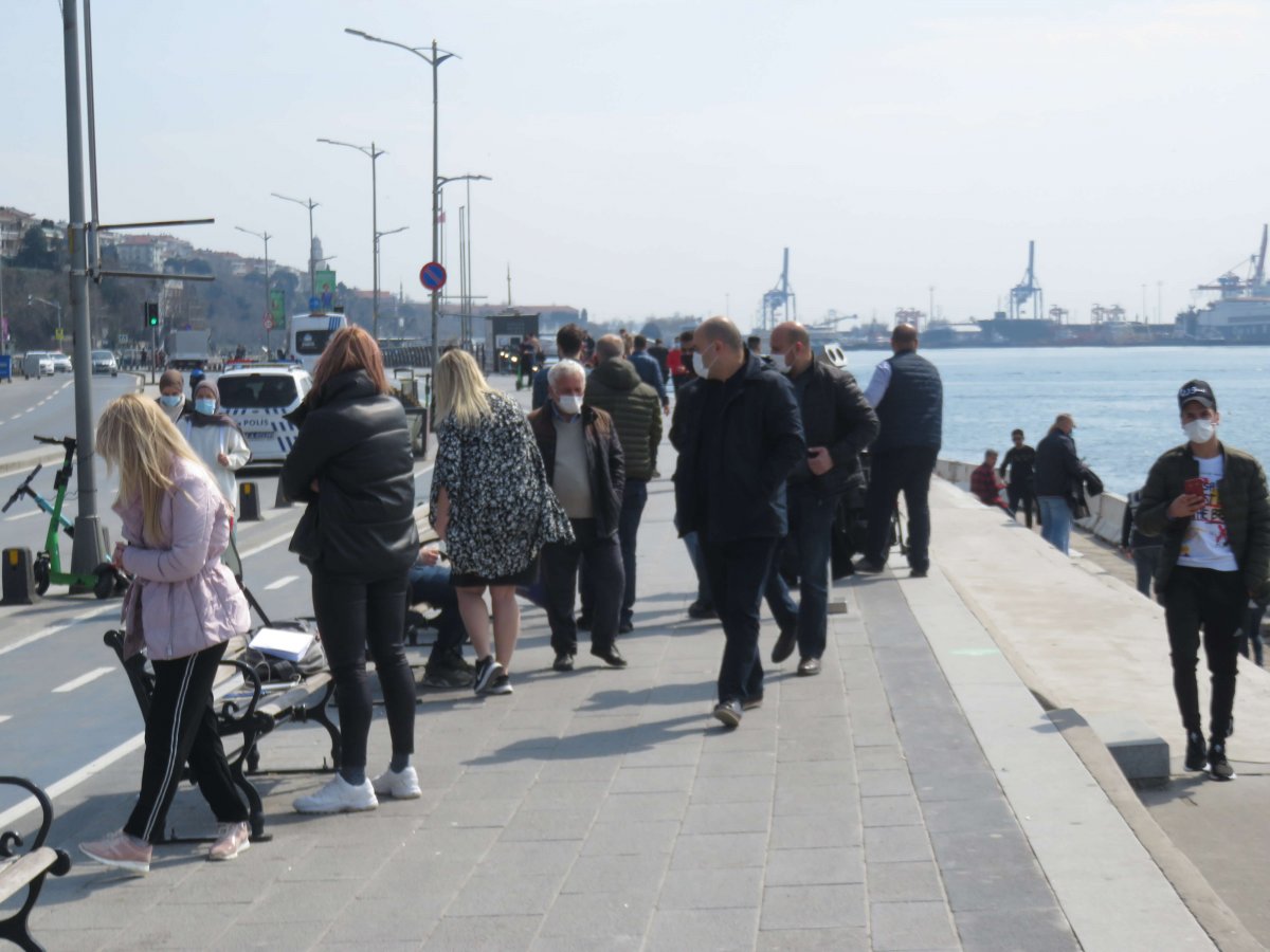 Turistler Üsküdar sahiline akın etti