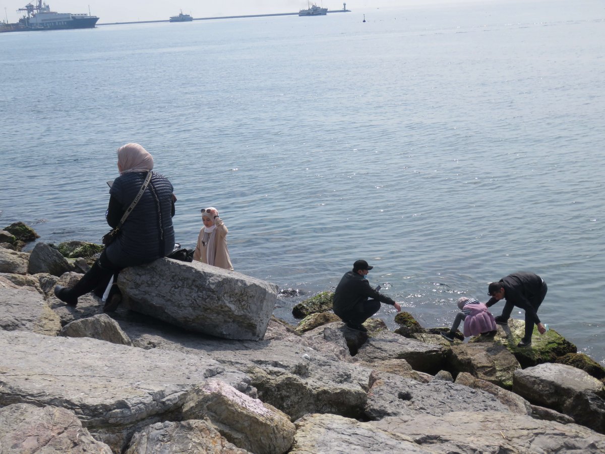 Turistler Üsküdar sahiline akın etti