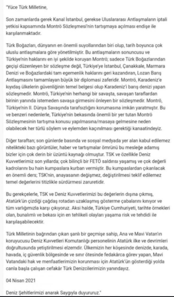 MSB: Bildiri düşmanlarımızı sevindirmekten başka işe yaramaz