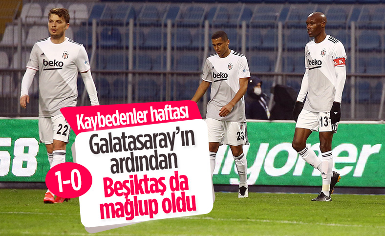 Beşiktaş deplasmanda Kasımpaşa'ya mağlup oldu