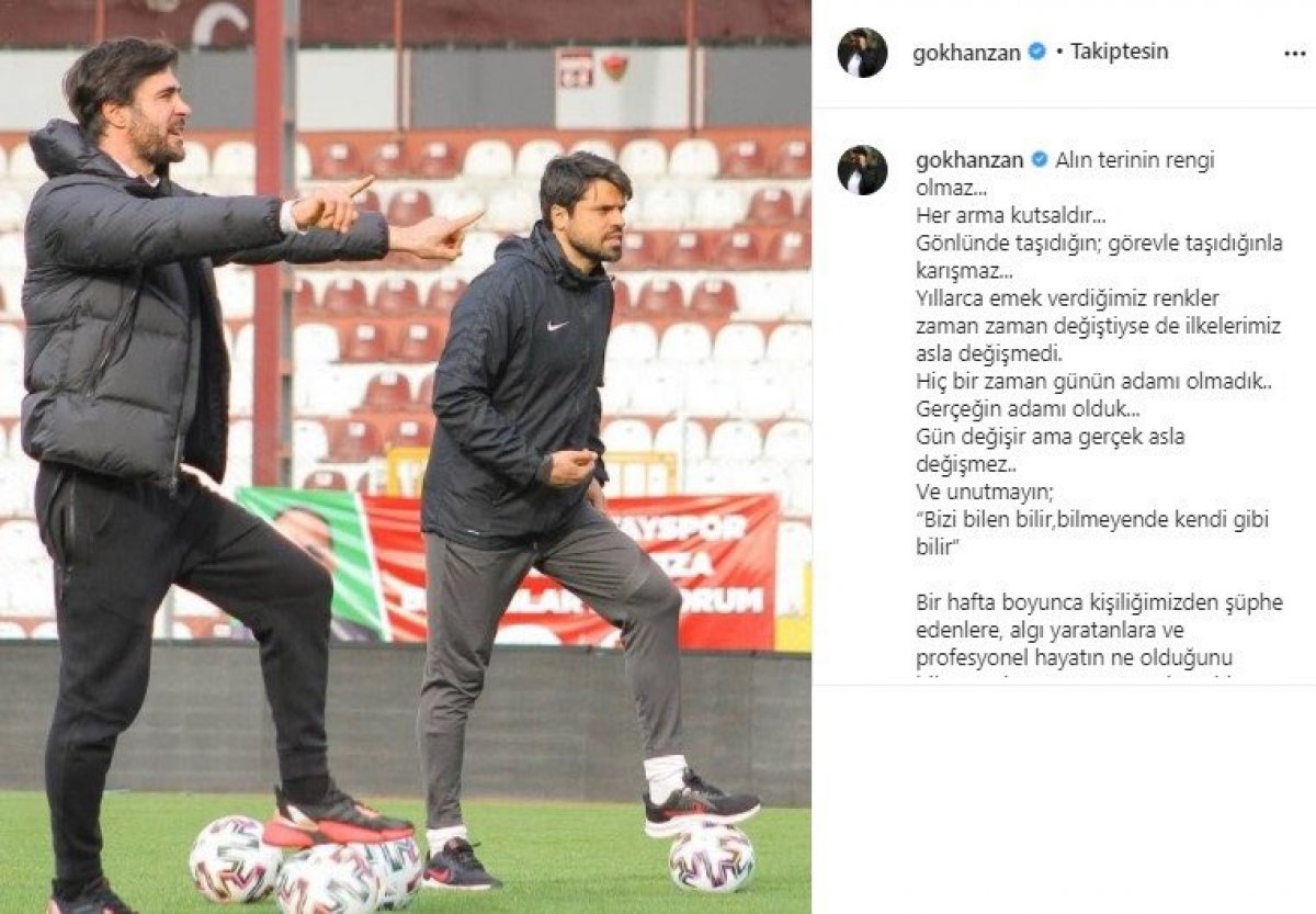 Gökhan Zan: Hatayspor'a ihanet etmedik