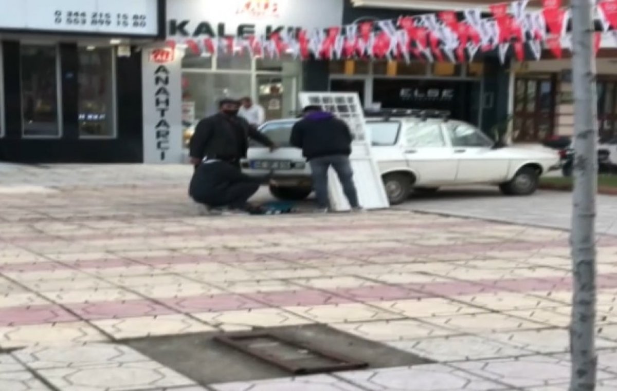 Kahramanmaraş'ta servis ücreti vermek istemeyen yaşlı adamın çözümü