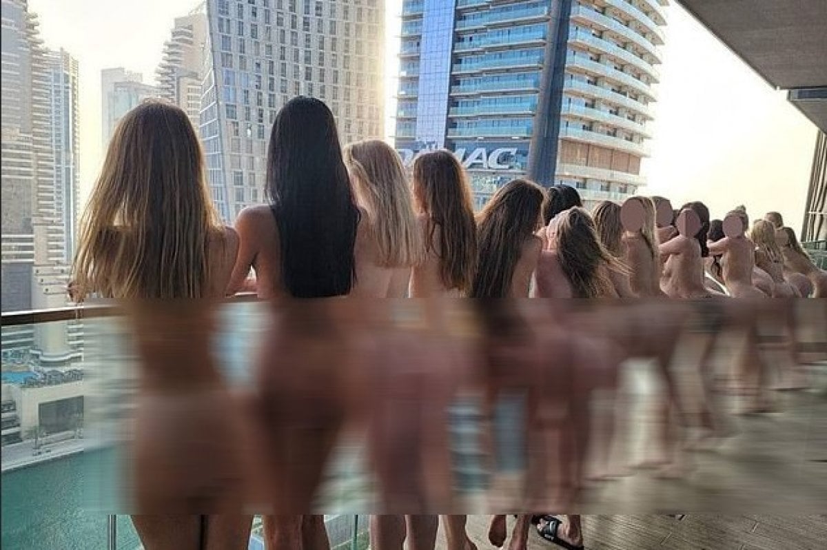 Police raid on women posing nude in Dubai #1