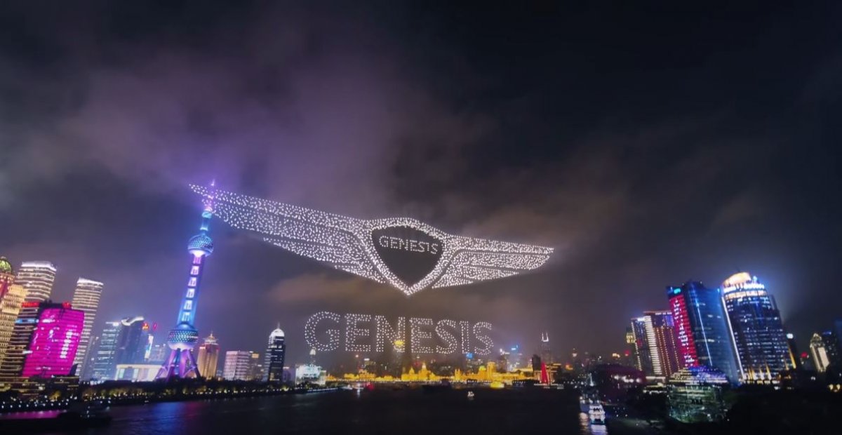 Spectacular show by Genesis with 3,281 drones #2