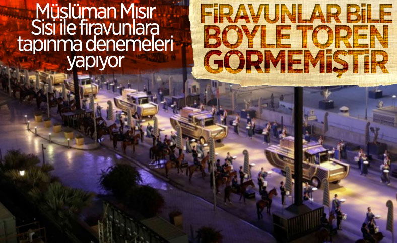 Mısır’da 18 kral ve 4 kraliçenin mumyası kortej eşliğinde müzeye taşındı