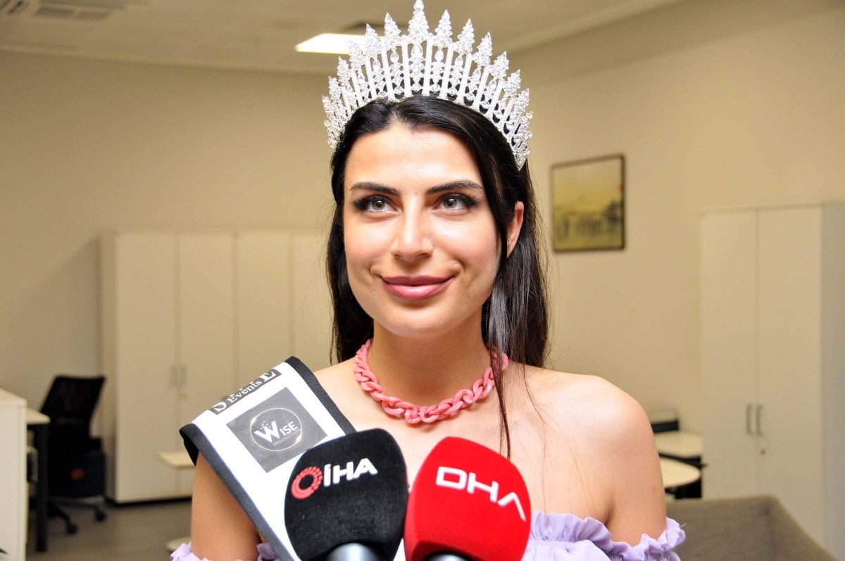 Lübnan'da düzenlenen Miss Europe 2021’de Türk model 3’üncü oldu