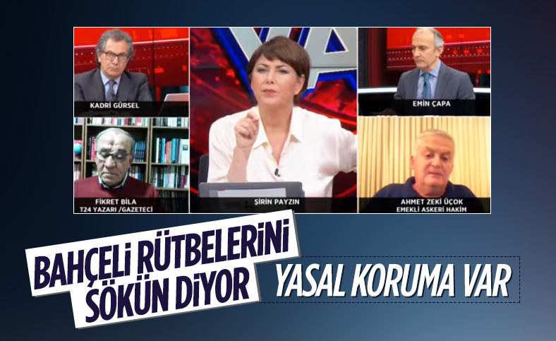 Ahmet Zeki Üçok'tan Devlet Bahçeli'nin rütbelerini sökün tepkisine yanıt